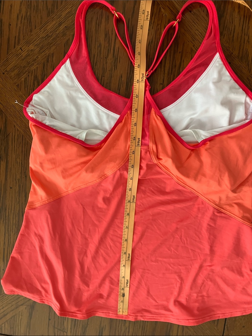 Coco Reef White Swim Top with Pink Accent - Picture 6 of 8